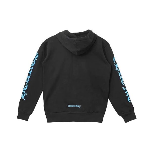 Chrome Hearts Blue Script Hoodie Zip Up | Up To 30% Off