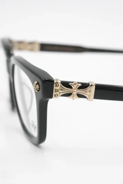 Chrome Hearts Cox Ucker Black & Gold Glasses