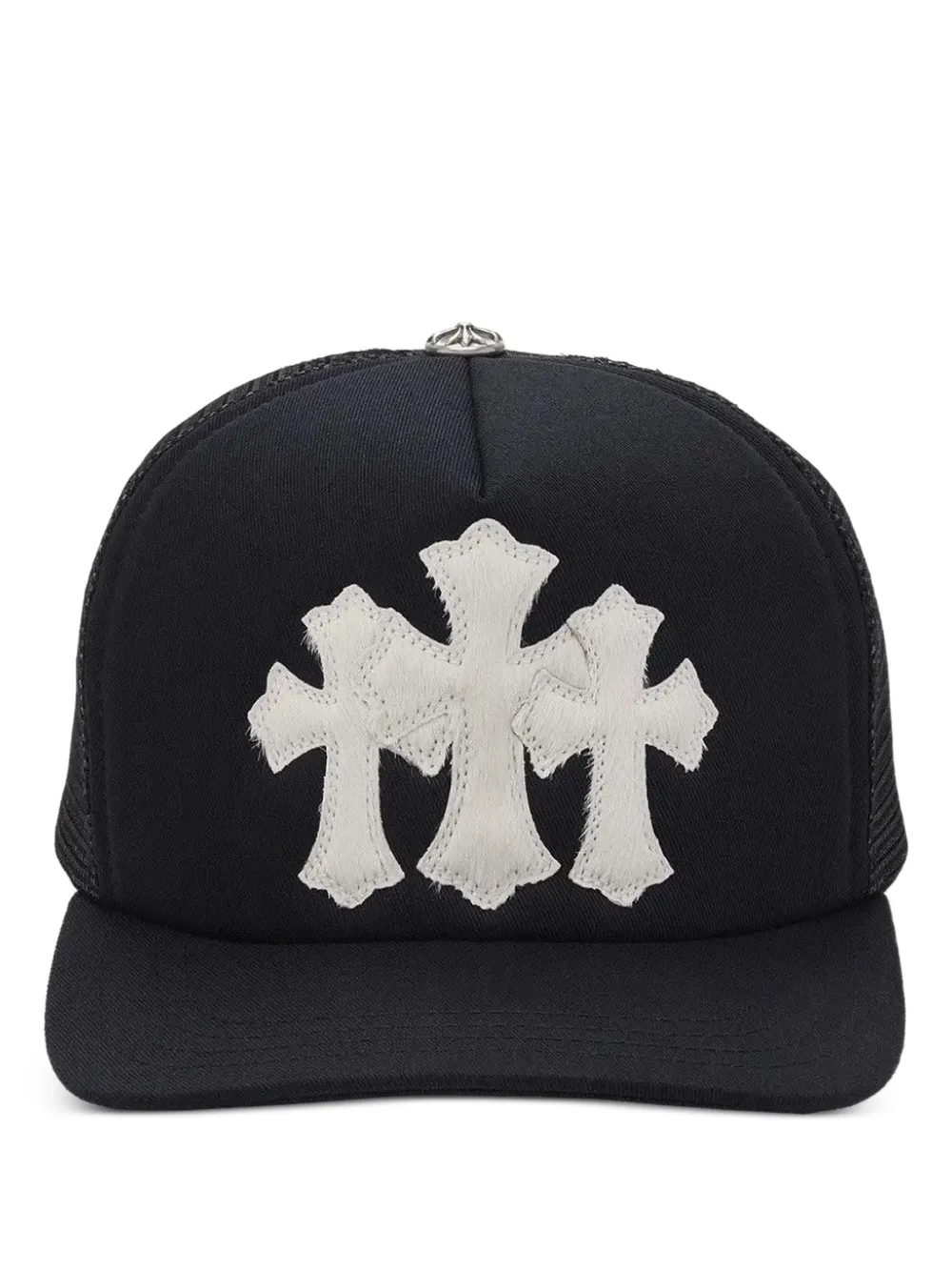 Chrome Hearts Triple Cross Cemetery mohair hat Chrome Hearts Triple Cross Cemetery mohair hat