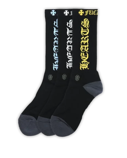 Chrome Hearts Logo Printed Socks