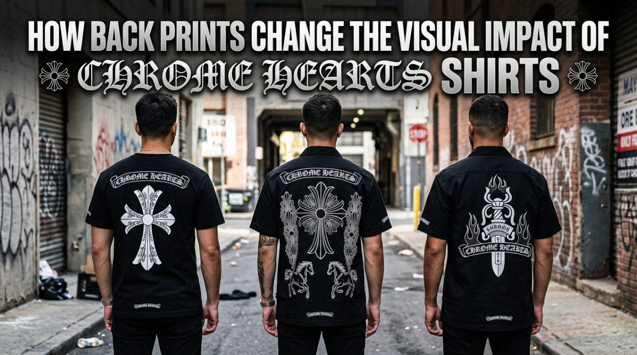 How Back Prints Change the Visual Impact of Chrome Hearts Shirts