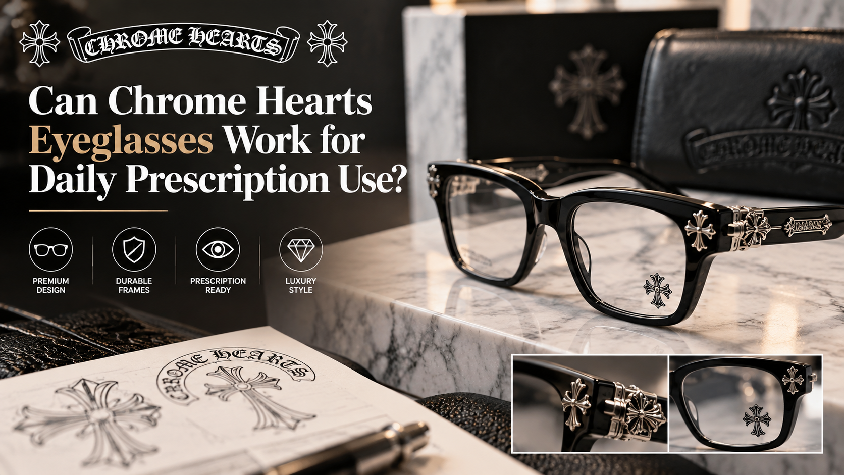 Can Chrome Hearts Eyeglasses Work for Daily Prescription Use