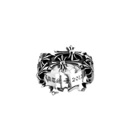 Chrome Hearts Cross Crown Official Ring
