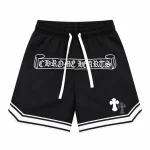 Chrome Hearts Cross Logo Printed Black Basketball Shorts
