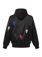 Chrome Hearts Multicolor Patch Hooded Bomber Jacket1