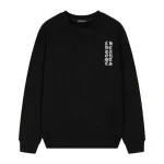 Chrome Hearts Ornate Floral Cross Crewneck Sweatshirt Black