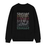 Chrome Hearts x LV Multi-color Logo Crewneck Black