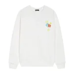 Chrome Hearts x LV Multicolor Logo Crewneck White