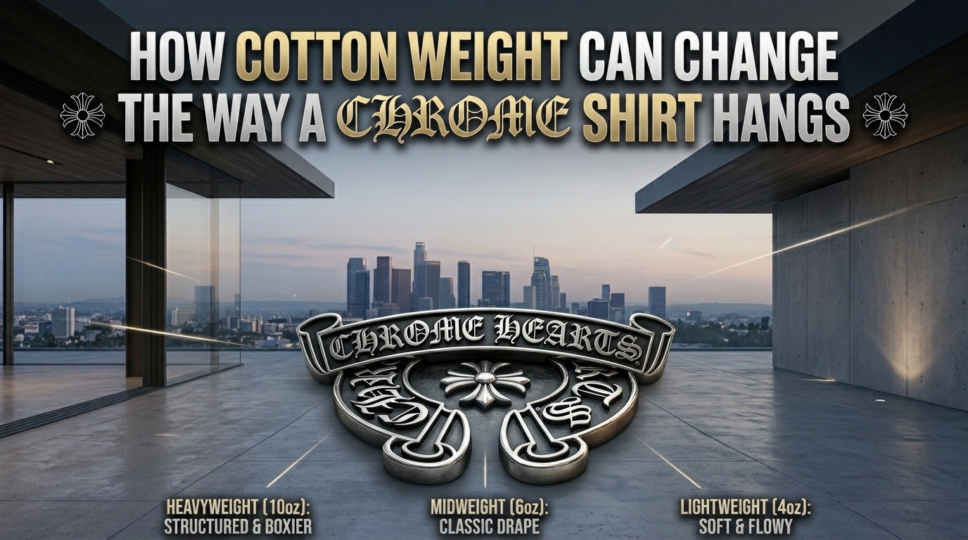 How Cotton Weight Can Change the Way a Chrome Shirt Hangs