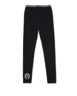 New Black Chrome Hearts Cotton Leggings